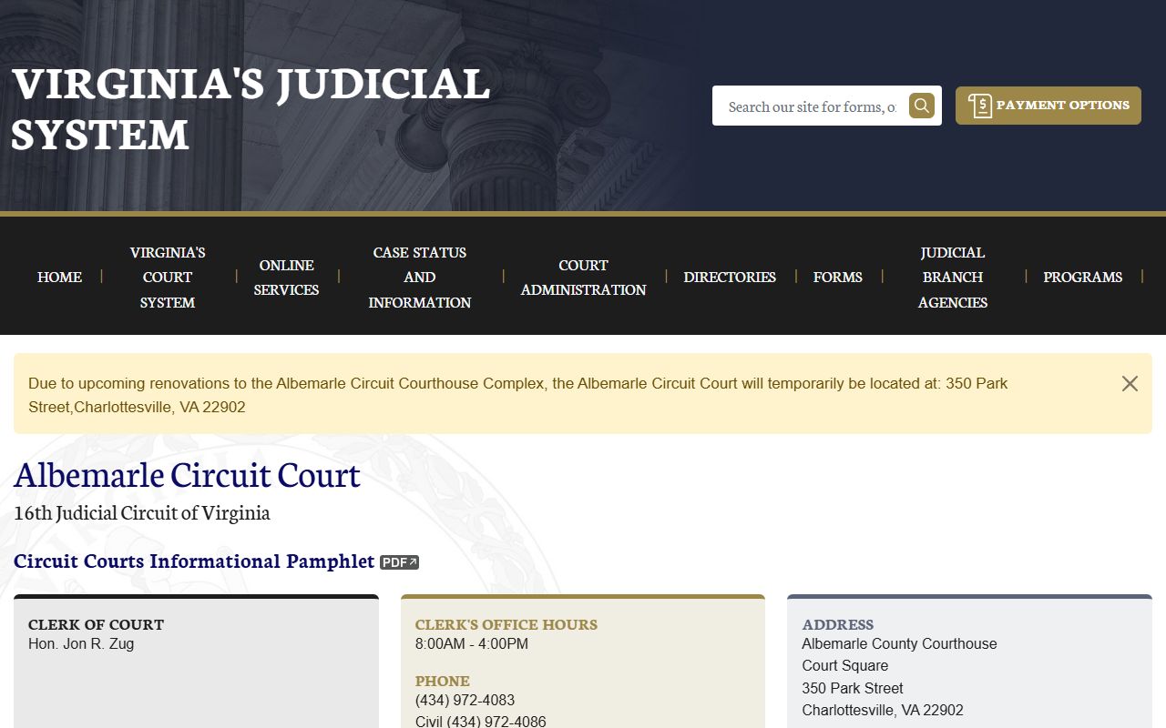 albemarle county circuit court divorce records
