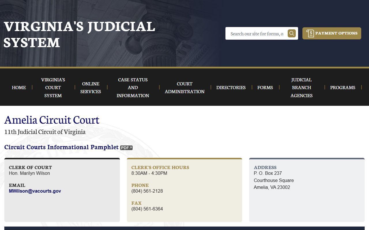amelia county circuit court divorce records